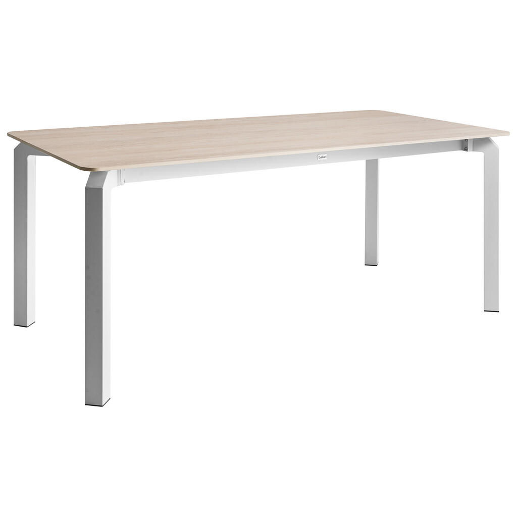 Beliani KONFERENČNÍ STŮL 90/180 cm Kámen Imitace travertinu Feletto