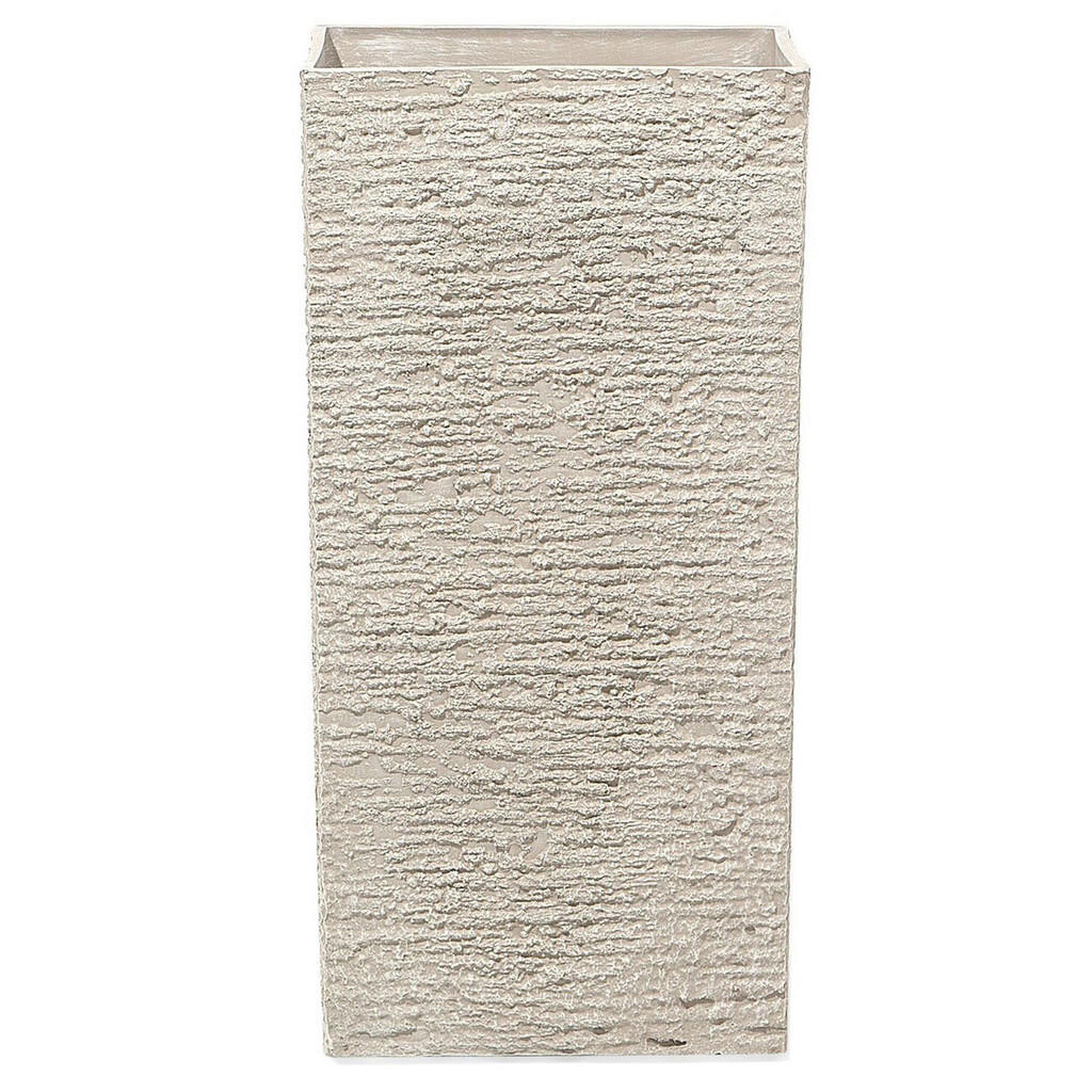 Beliani KVĚTINÁČ světle béžový čtvercový 35/35/70 cm Gaza