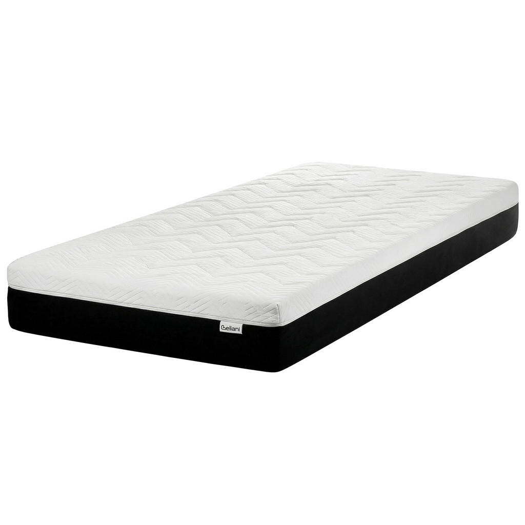 Beliani GELOVÁ matrace s paměťovou pěnou H3/4 Tuhá 90/200 cm Spongy