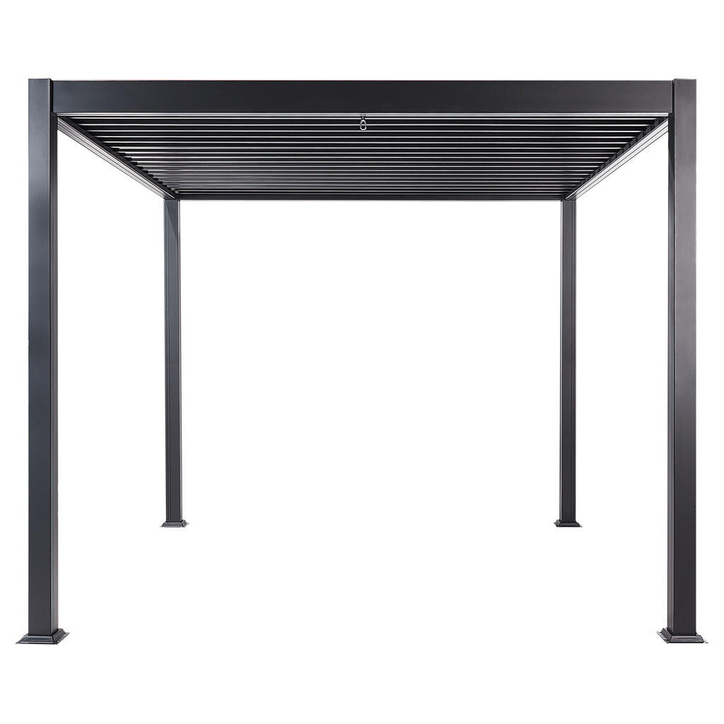 Beliani ZAHRADNÍ PERGOLA Černá Forno II