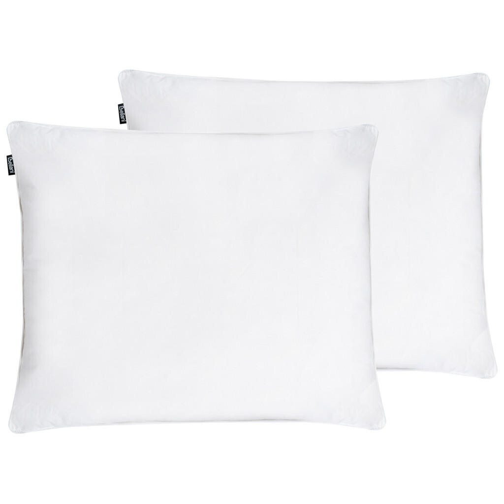 Beliani POLŠTÁŘ sada 2 ks Bílý 60/50 cm Vihren