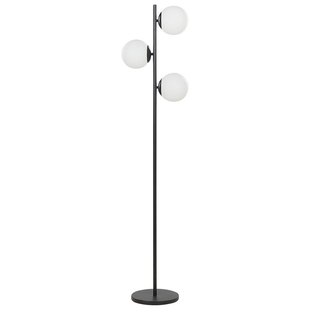 Beliani STOJACÍ LAMPA Černá 153 cm Wadi