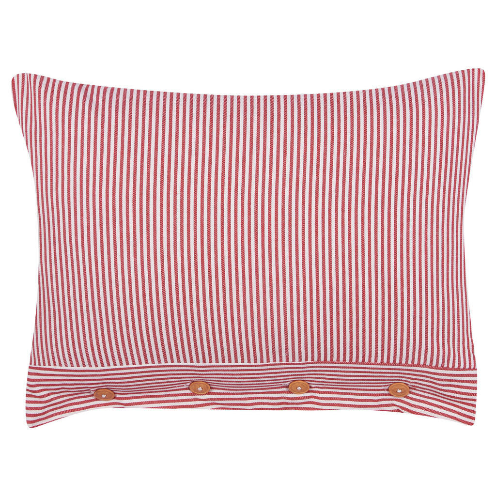 Beliani DEKORATIVNÍ POLŠTÁŘ Červený 40/60 cm Aalita