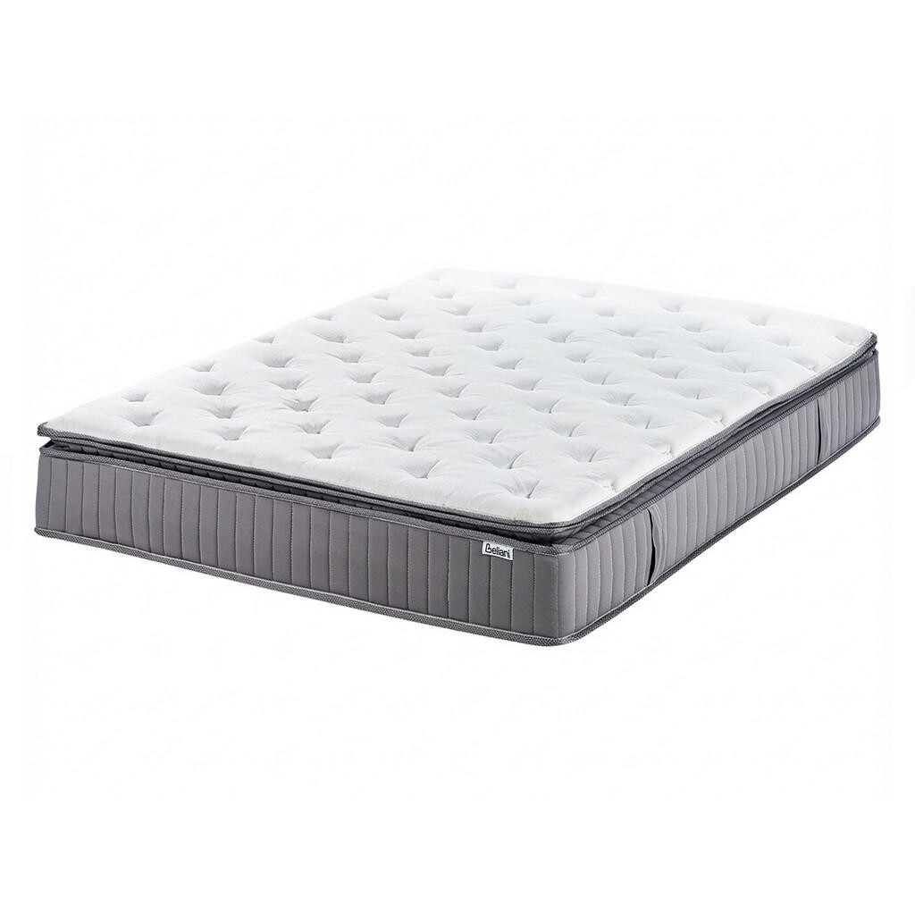 Beliani MATRACE s kapsovými pružinami, gelem a paměťovou pěnou H2/3 Střední 120/200 cm Pleasant