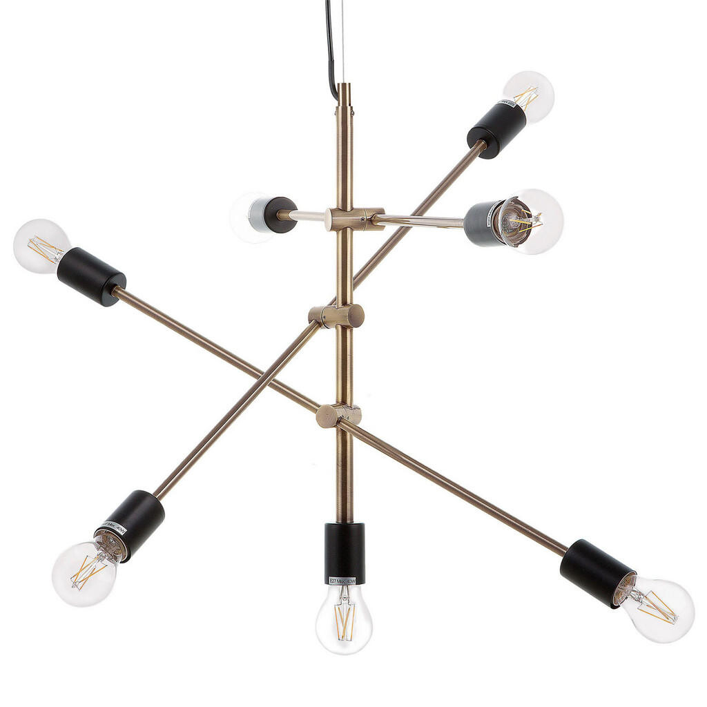 Beliani ZÁVĚSNÉ SVÍTIDLO Cremera 74/52/126 cm