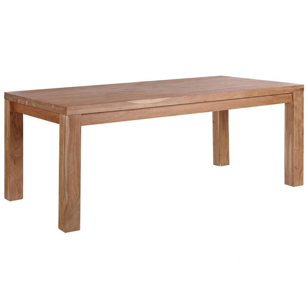 Beliani JÍDELNÍ STŮL 180/90/78 cm Světle hnědý Obdélníkový Tesa