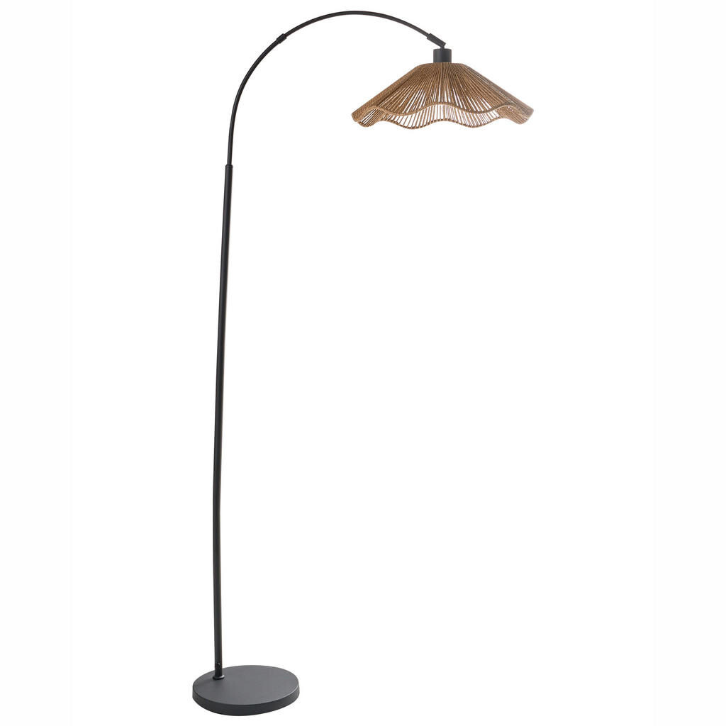 Beliani STOJACÍ LAMPA Přírodní Migori