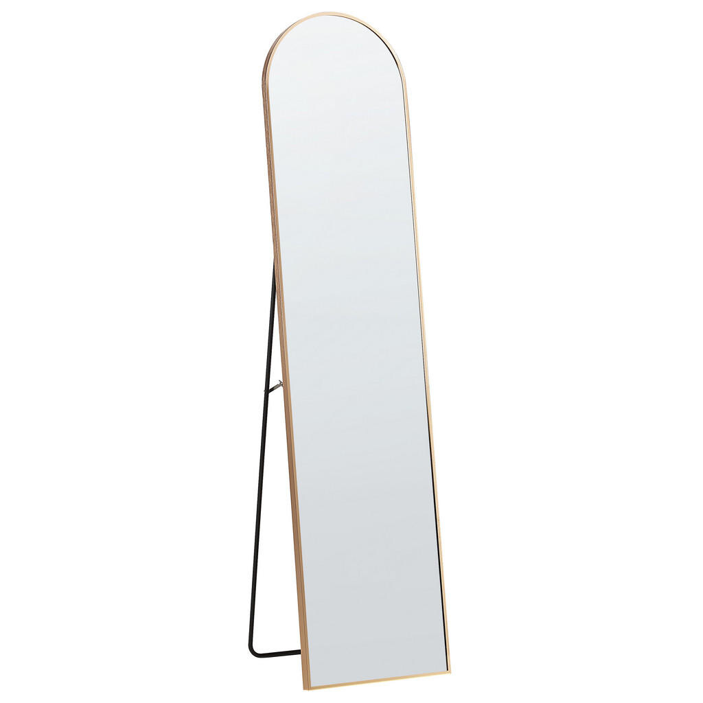 Beliani STOJACÍ ZRCADLO zlaté 36/150 cm Bagnolet