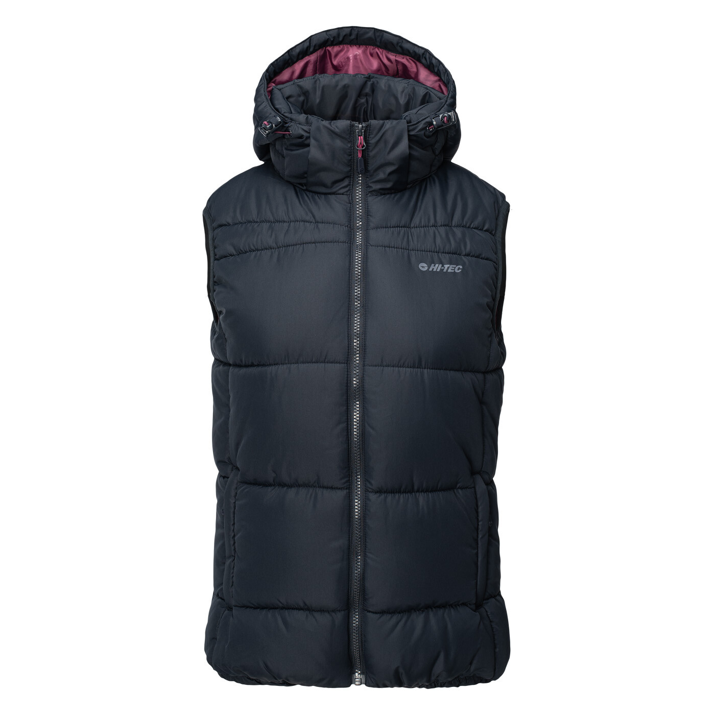 Hi-Tec Lady Callie – dámská prošívaná vesta, modro-růžová Velikost: XS
