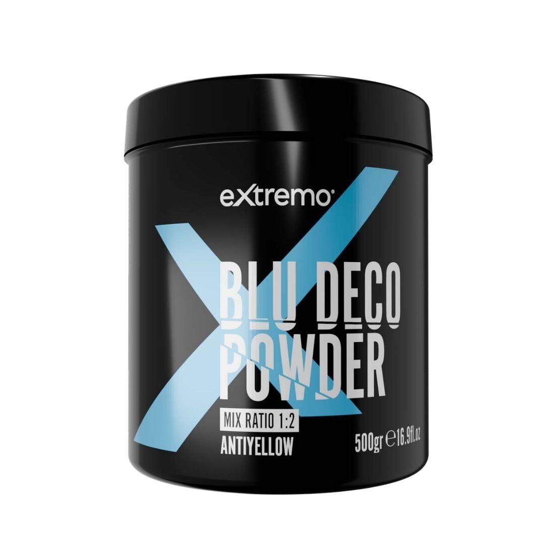 Extremo Blue Deco Powder - modrý zesvětlovací prášek o 7 tónů, 500 g