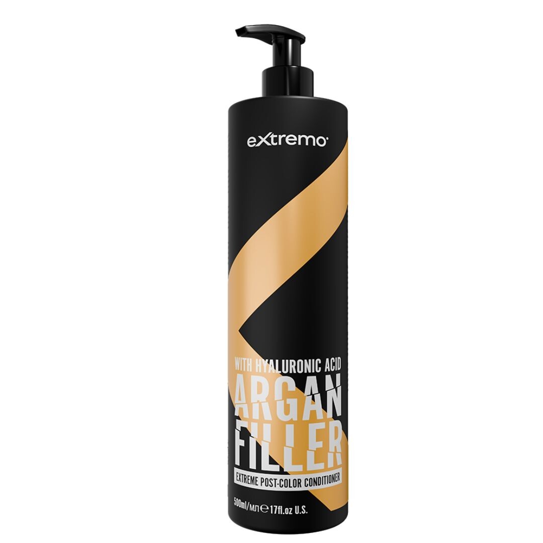 Extremo Argan Filler Therapy Conditioner - kondicionér po barvení/pro barvené vlasy s arganovým olejem a kys. hyaluronovou, 500 ml