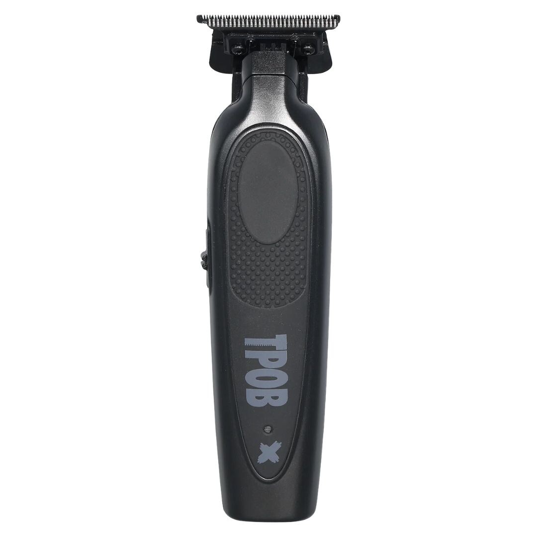 TPOB Pro X Trimmer - profesionální konturovací strojek + M22 olej na mazání hlavice, 100 ml Black - černý