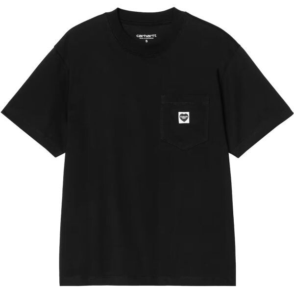 Triko Carhartt Wip Pocket Small Heart S/ - Černá - L