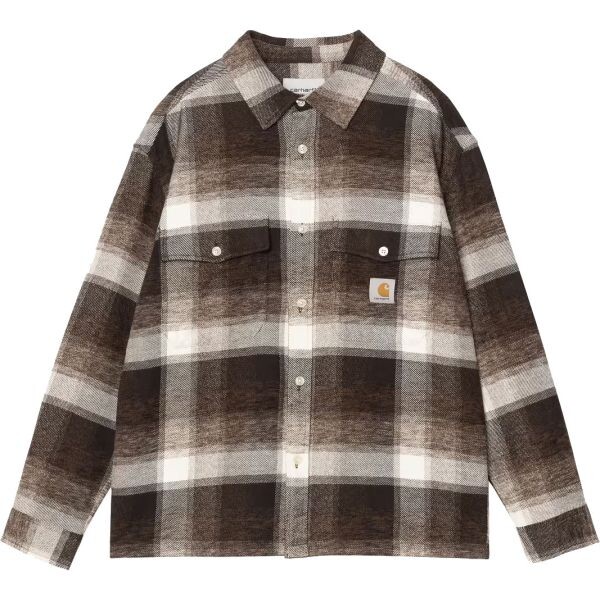 Košile Carhartt Wip Esterson L/S - Hnědá - L