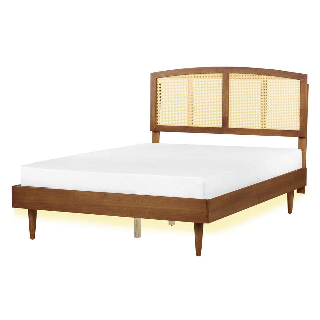 Beliani POSTEL 140/200 cm Hnědá Varzy