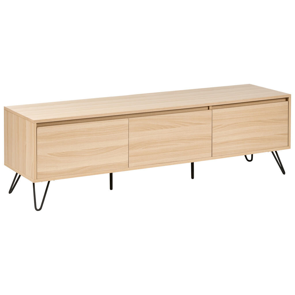 Beliani TV STOLEK Světle hnědý Cardigan