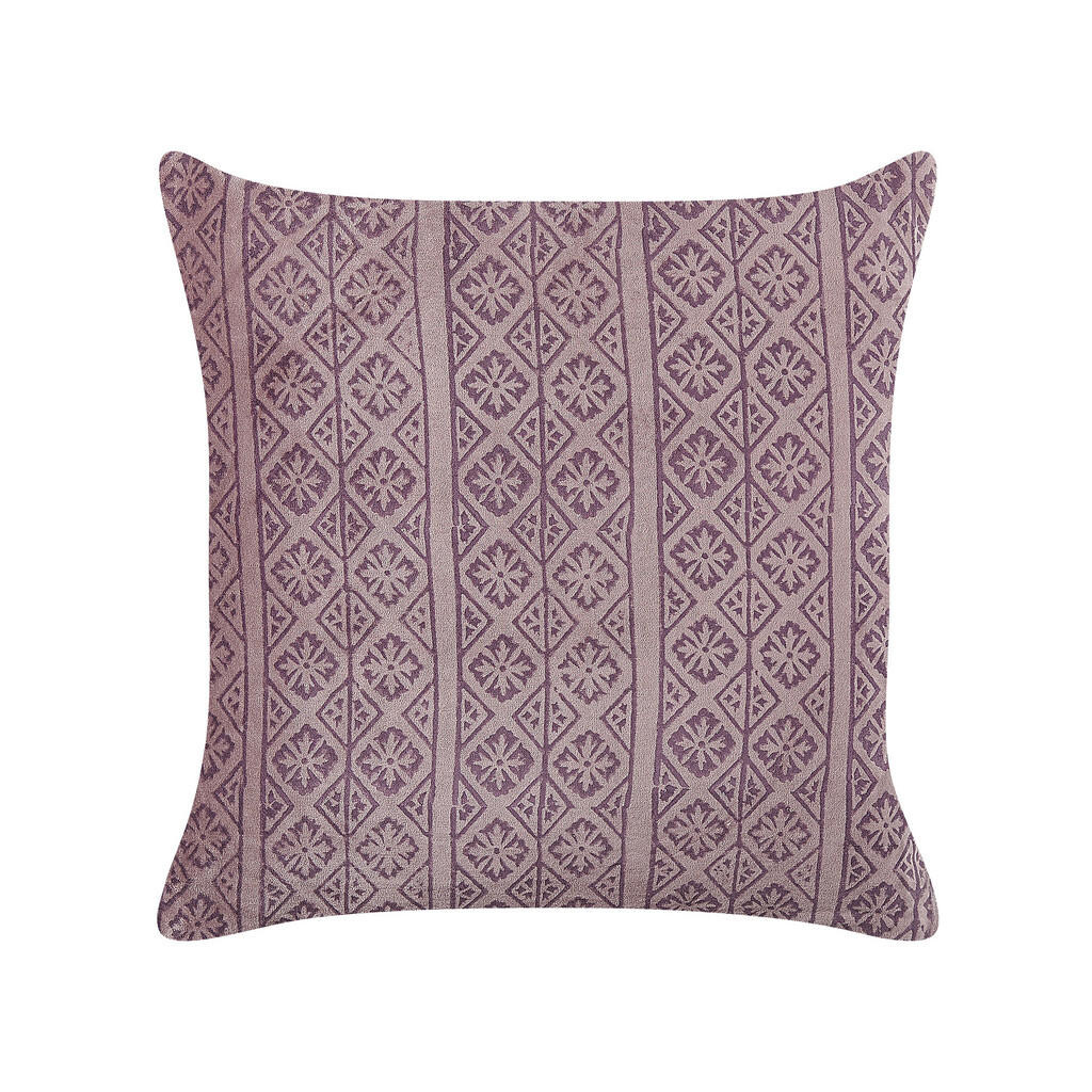 Beliani DEKORATIVNÍ POLŠTÁŘ Růžový 45/45 cm Silybum