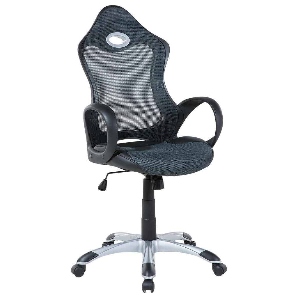 Beliani KANCELÁŘSKÁ ŽIDLE Polyester Graugrün Ichair