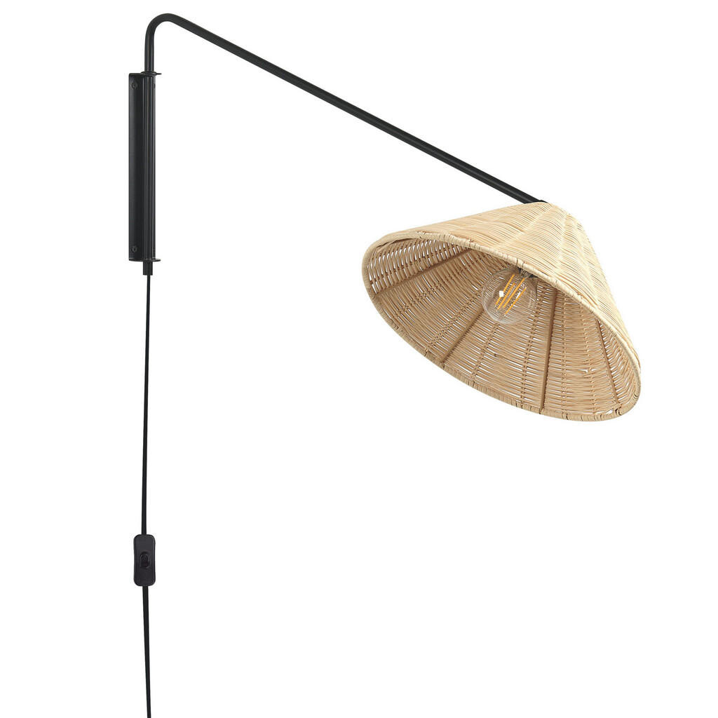 Beliani NÁSTĚNNÉ SVÍTIDLO Palena 60/33/30 cm