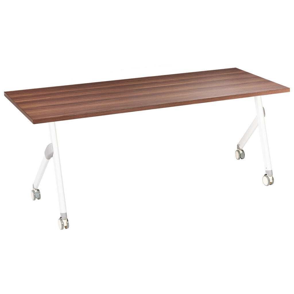 Beliani PSACÍ STŮL Skládací Tmavě hnědý 160/60 cm Bendi