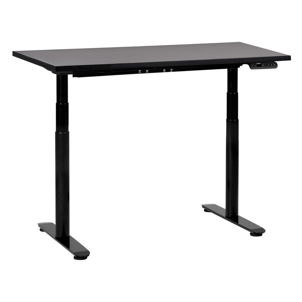 Beliani PSACÍ STŮL černý 120/72 cm elektrický výškově nastavitelný Destin IV