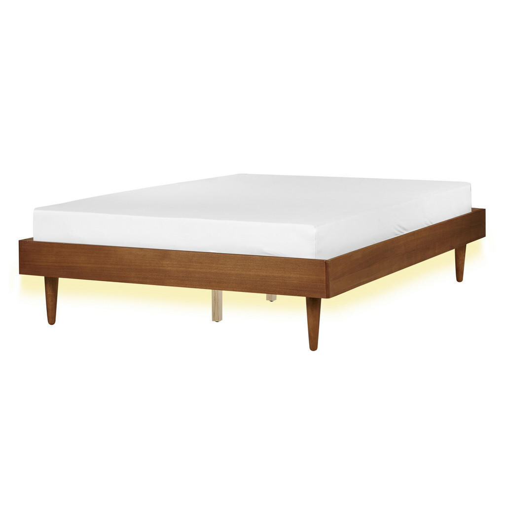 Beliani POSTEL 140/200 cm Hnědá Toucy