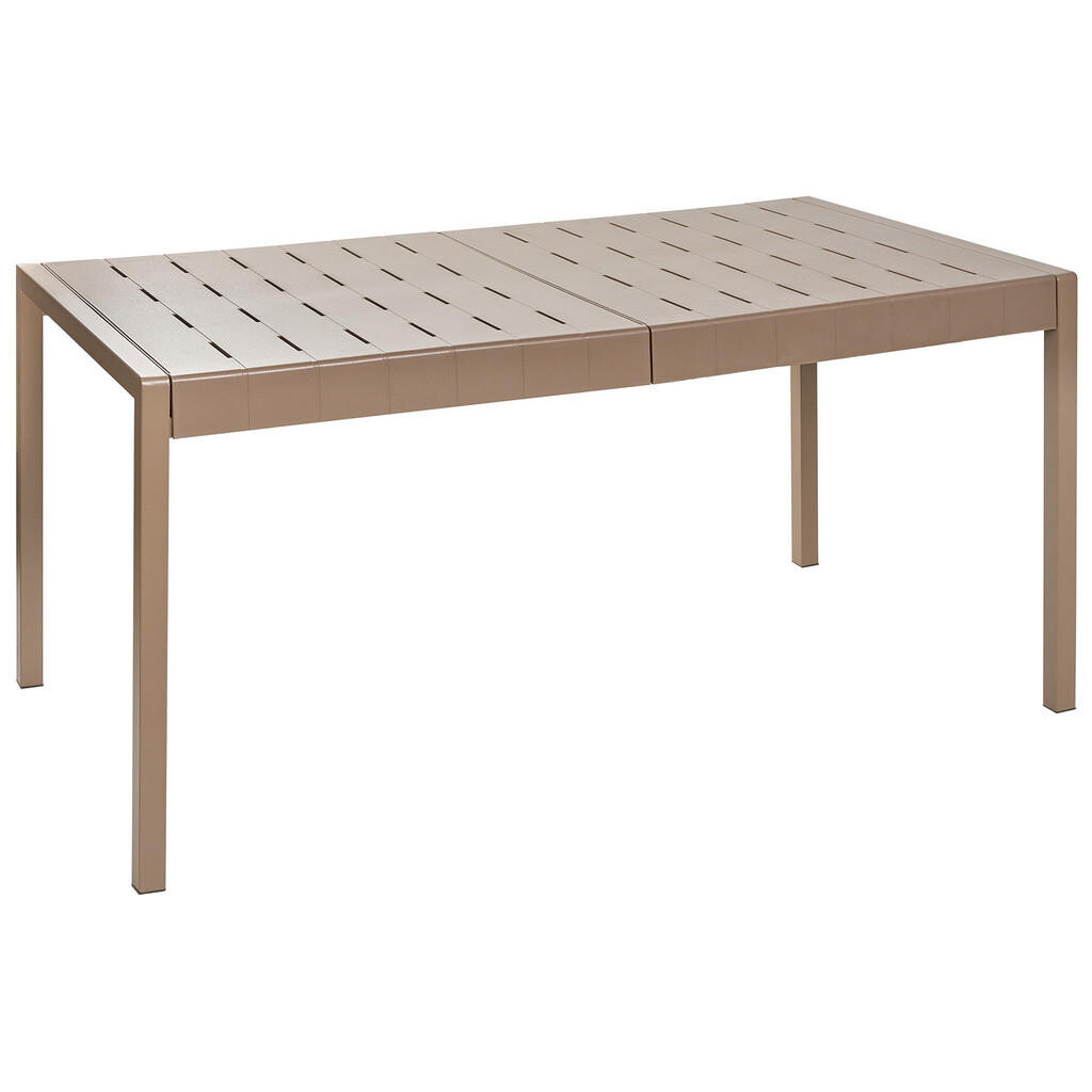 Beliani ZAHRADNÍ STŮL 154/84 cm Hnědý Bartica