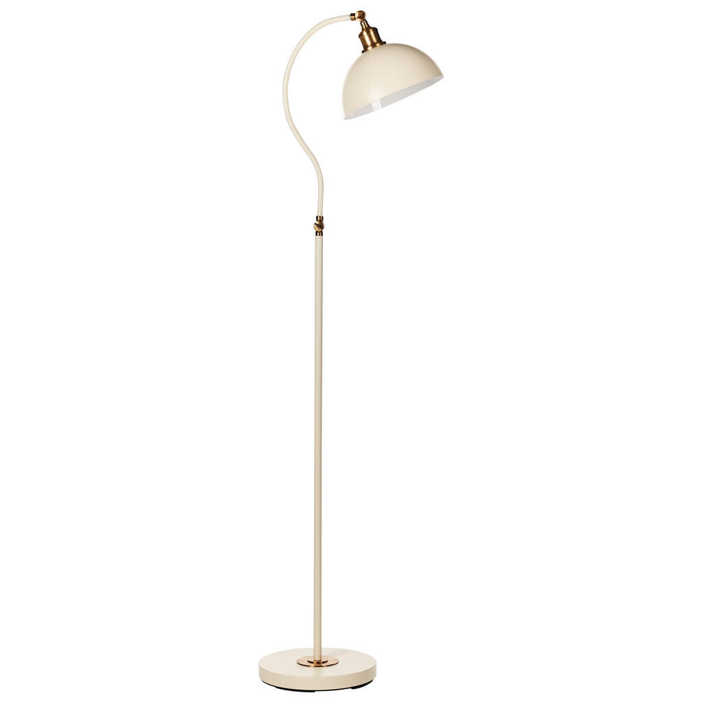 Beliani STOJACÍ LAMPA Béžová/Bílá/Zlatá Lennon