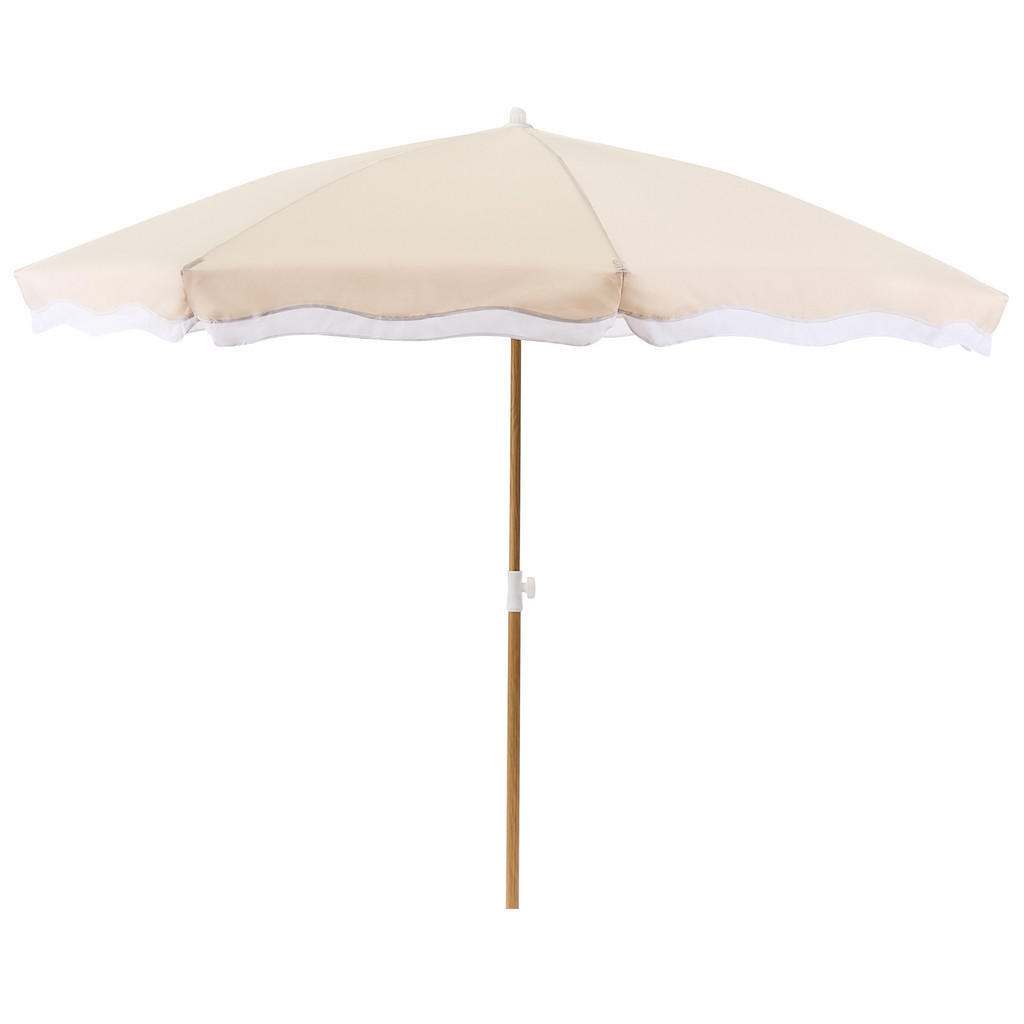Beliani VELKÝ SLUNEČNÍK 232 cm Béžový Sestriere