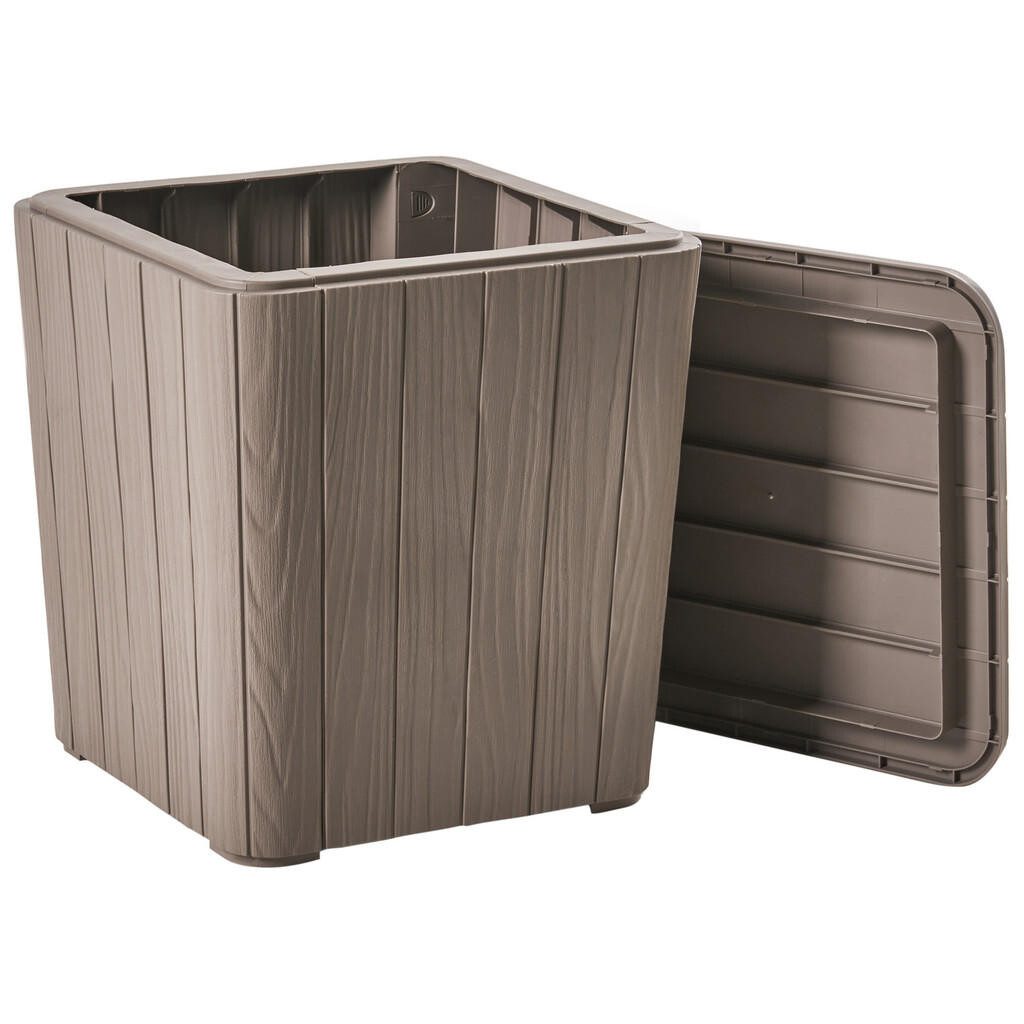 Beliani ÚLOŽNÝ BOX 40/40 cm Taupe