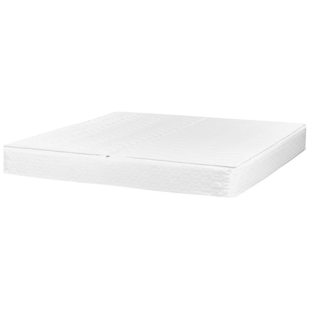 Beliani POVLAK NA VODNÍ POSTEL 180/200 cm Bílý Pure