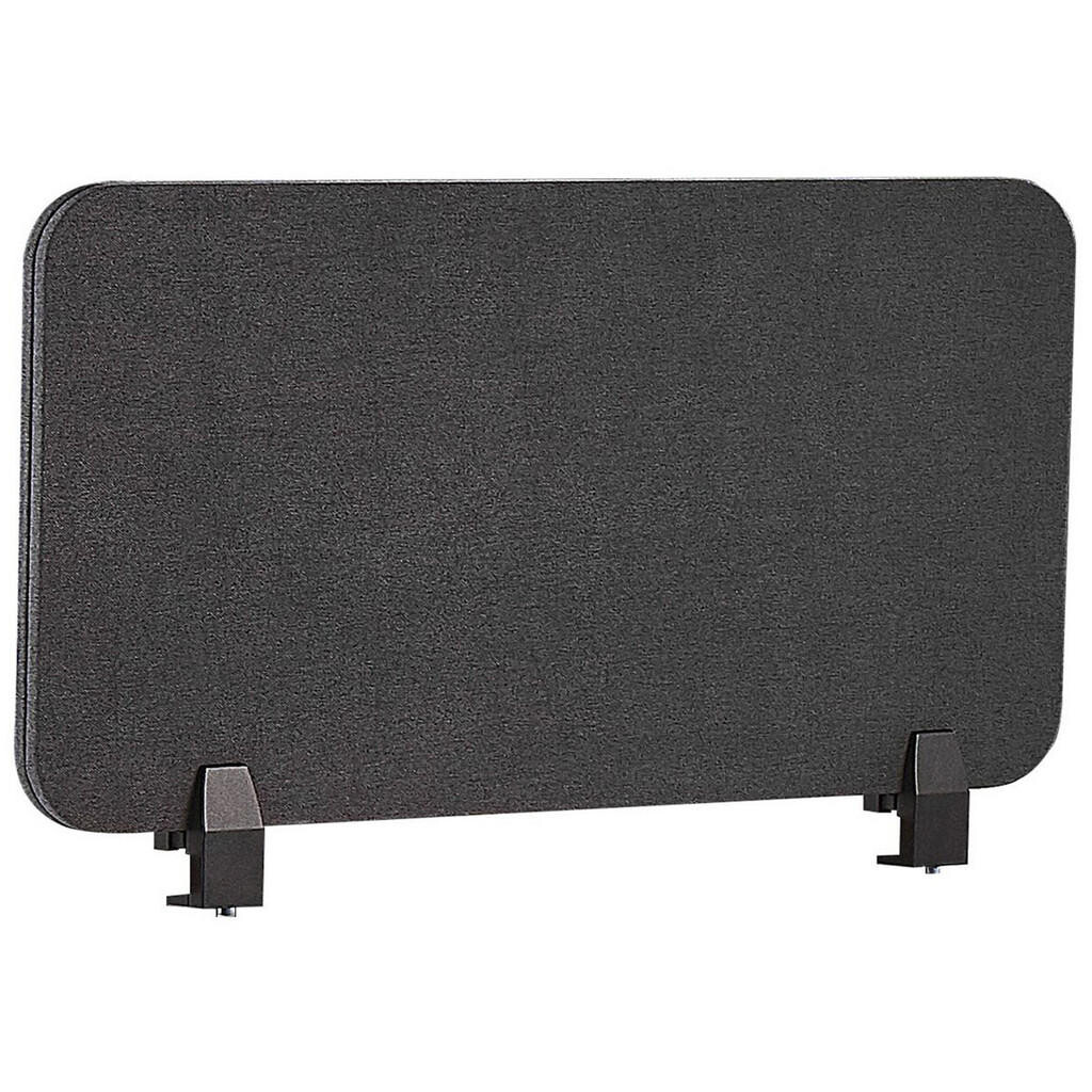 Beliani DĚLICÍ STĚNA NA STŮL 80 x 40 cm Tmavě šedá Wally