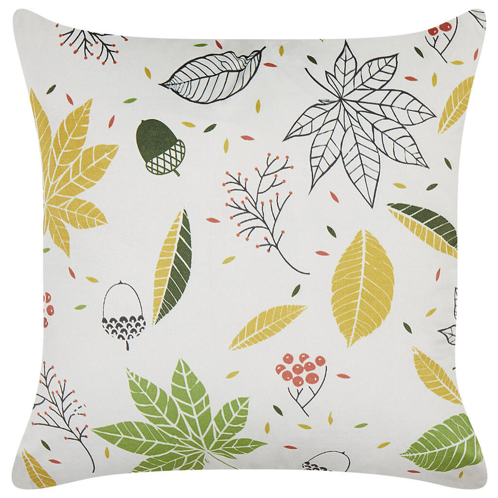 Beliani DEKORATIVNÍ POLŠTÁŘ Krémově bílý 45/45 cm Mullein