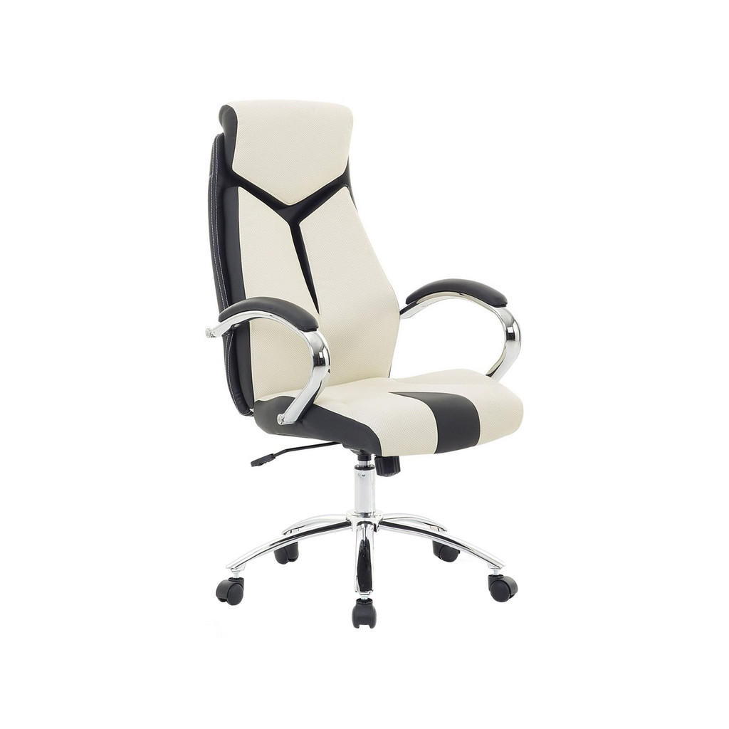 Beliani KANCELÁŘSKÁ ŽIDLE Polyester Béžová Formula
