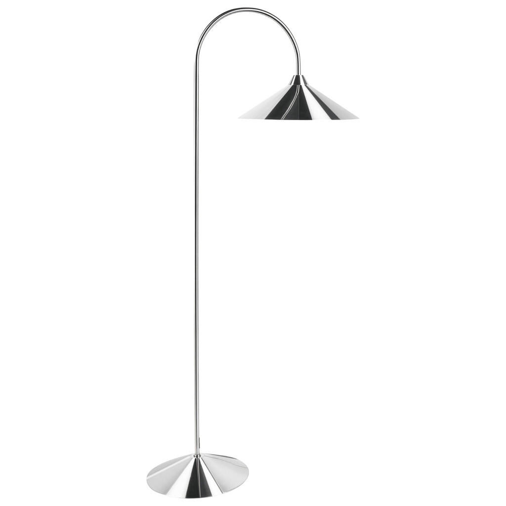 Beliani STOJACÍ LAMPA Stříbrná Savegre