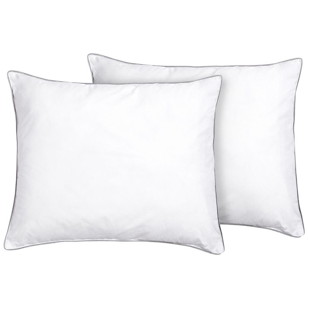 Beliani POLŠTÁŘ sada 2 ks Bílý 50/60 cm Pelister