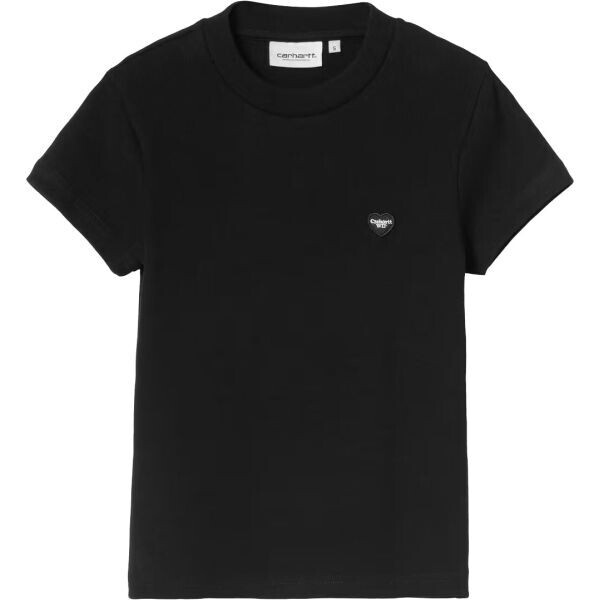 Triko Carhartt Wip Small Heart Patch S/S - Černá - L