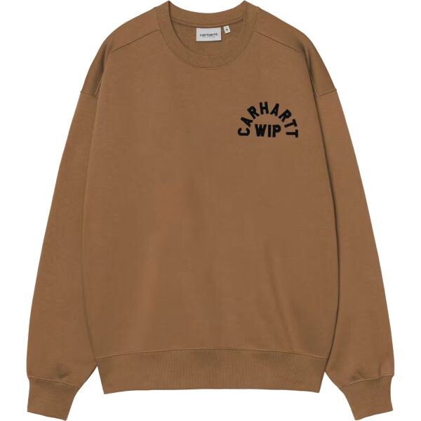 Mikina Carhartt Wip Arch Script - Hnědá - L
