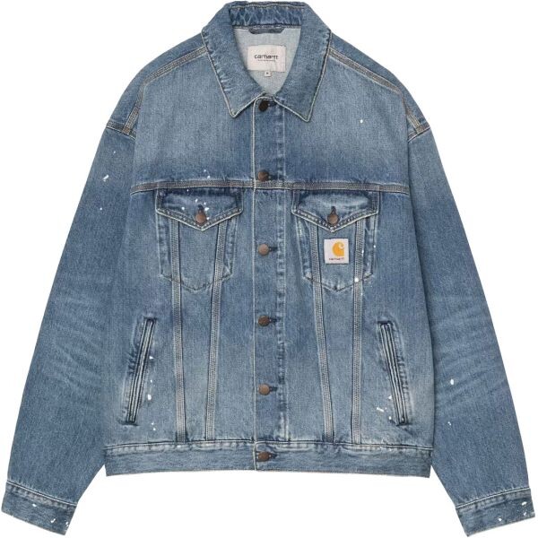 Bunda Carhartt Wip Helston - Modrá - L