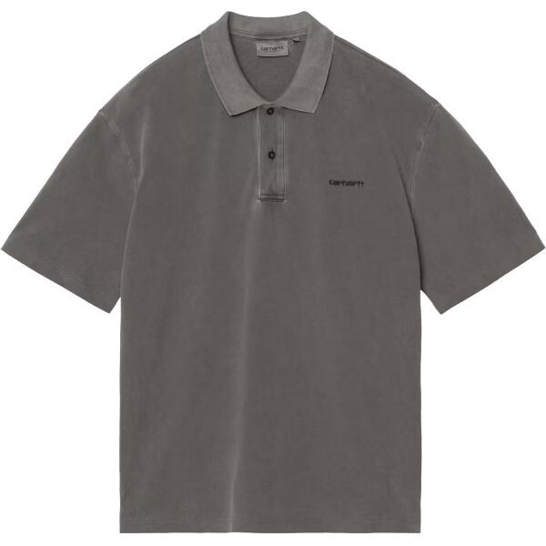 Triko Carhartt Wip Wayne Polo S/S - Šedá - L