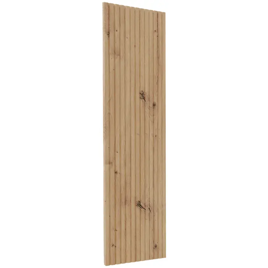 Kuchyňská dvířka Luxeo F14-D20C rýhovaná dubová