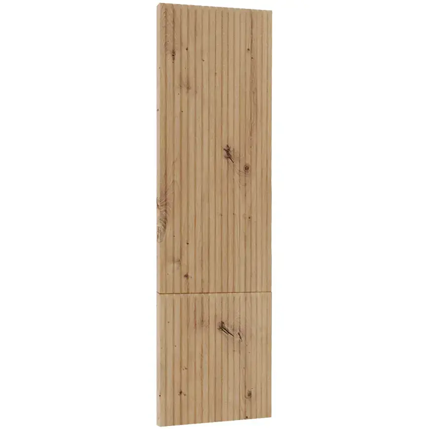 Kuchyňská dvířka Luxeo F14-D40SPWN rýhované dub