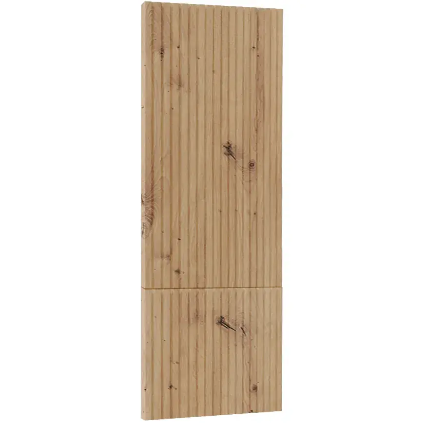 Kuchyňská dvířka Luxeo F14-D60T-AX rýhované dub