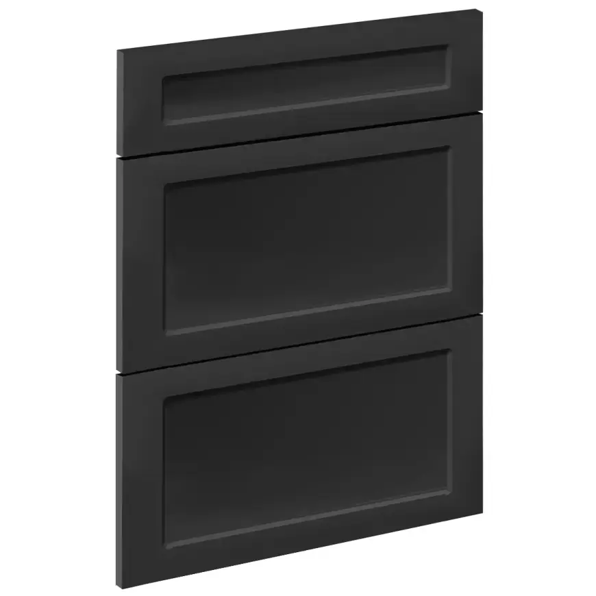 Kuchyňská dvířka Luxeo F15-D60S3-AX frame černá