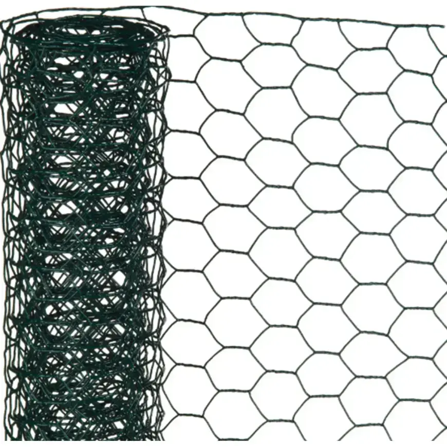 Šestihranné pletivo 13x13 0.5x10 m zelené