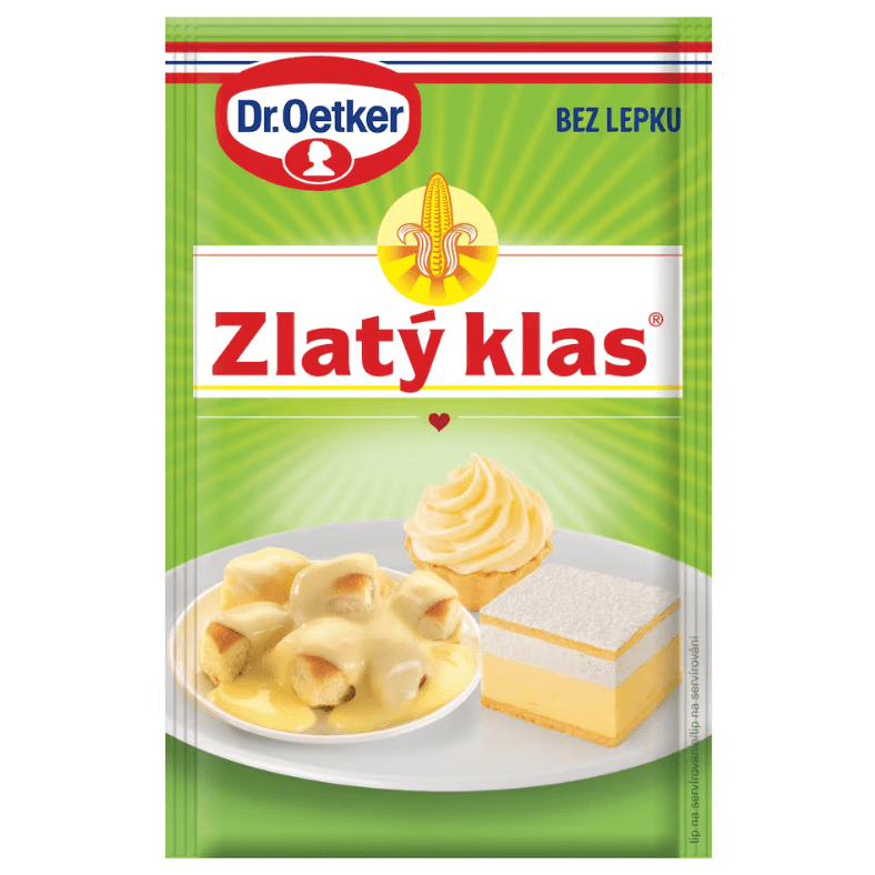 Dr. Oetker Zlatý klas na přípravu krémů a náplní (40 g) - Dr. Oetker