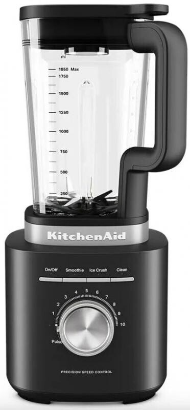 KitchenAid Pure power mixér se skleněnou nádobou 5KSB2071EBM matná černá