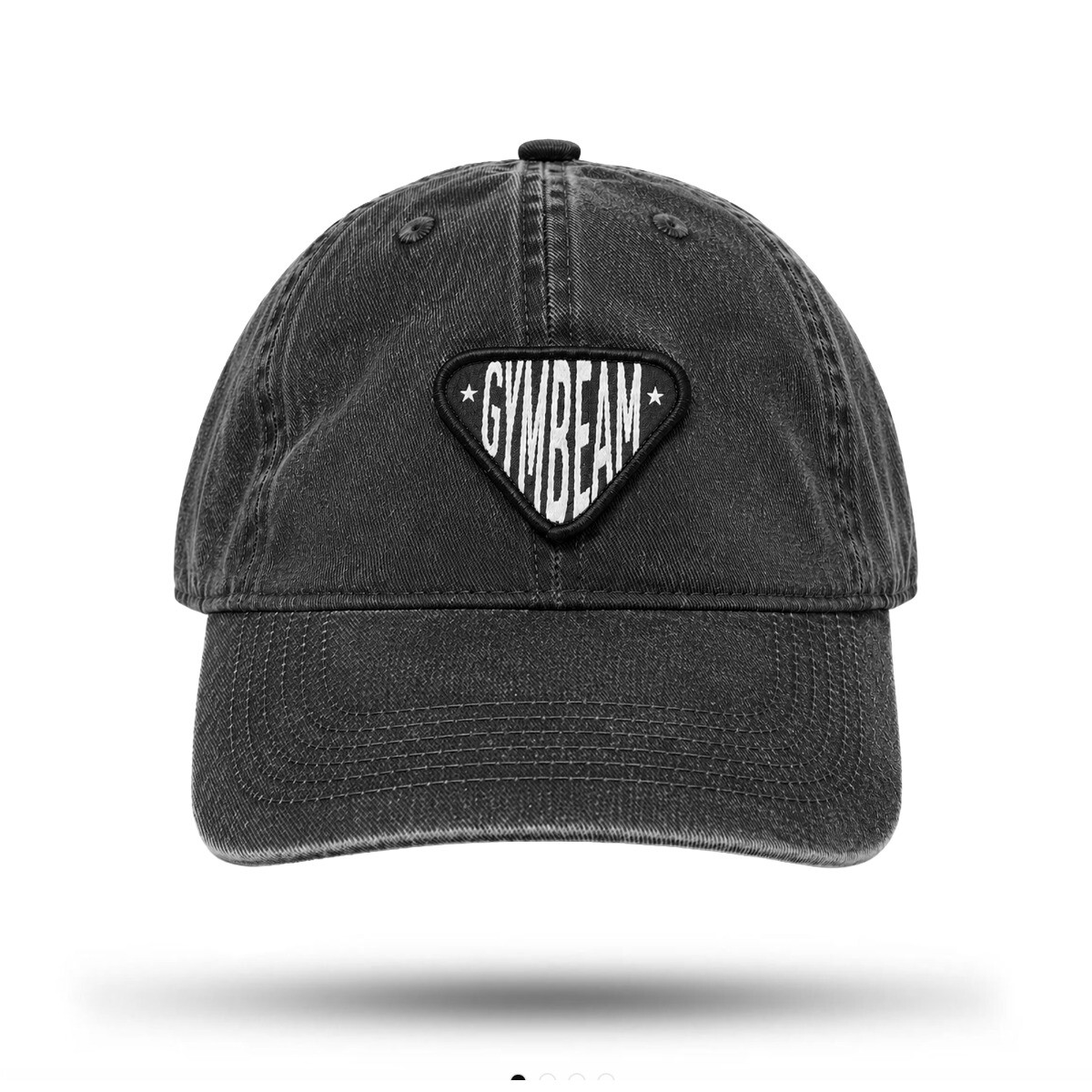 GymBeam Sunday Dad Cap Washed Black