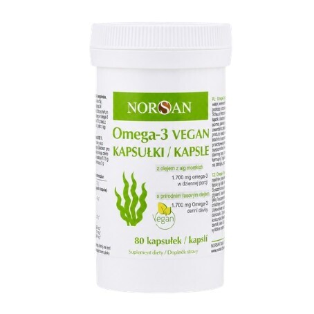 Norsan Omega-3 Vegan cps.80