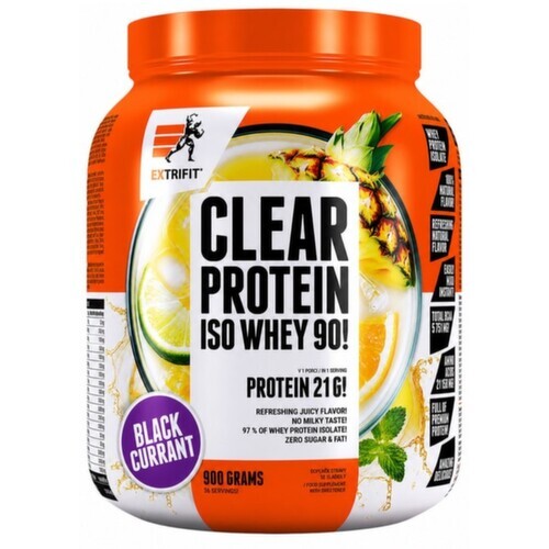 Extrifit Clear Protein Iso Whey 90! 900 g black currant